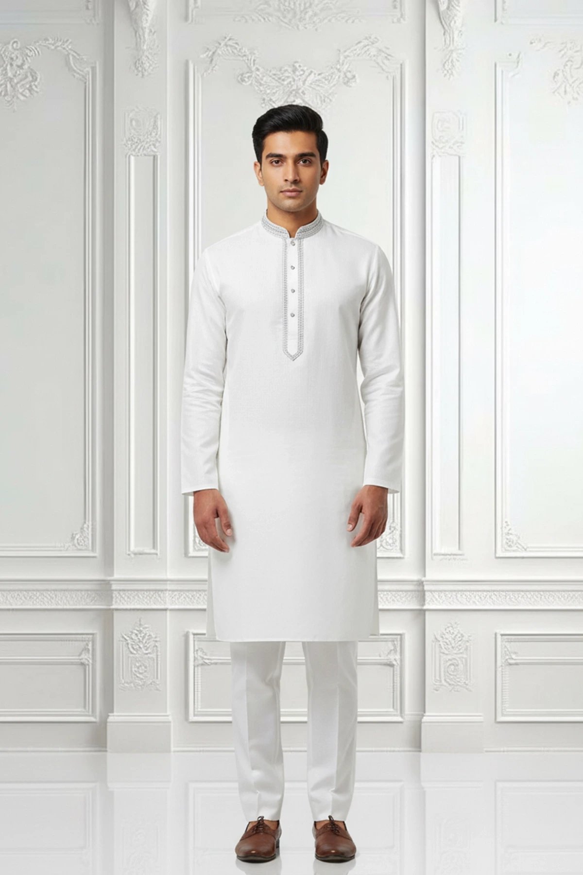 Men's sleek Kurta With Trouser