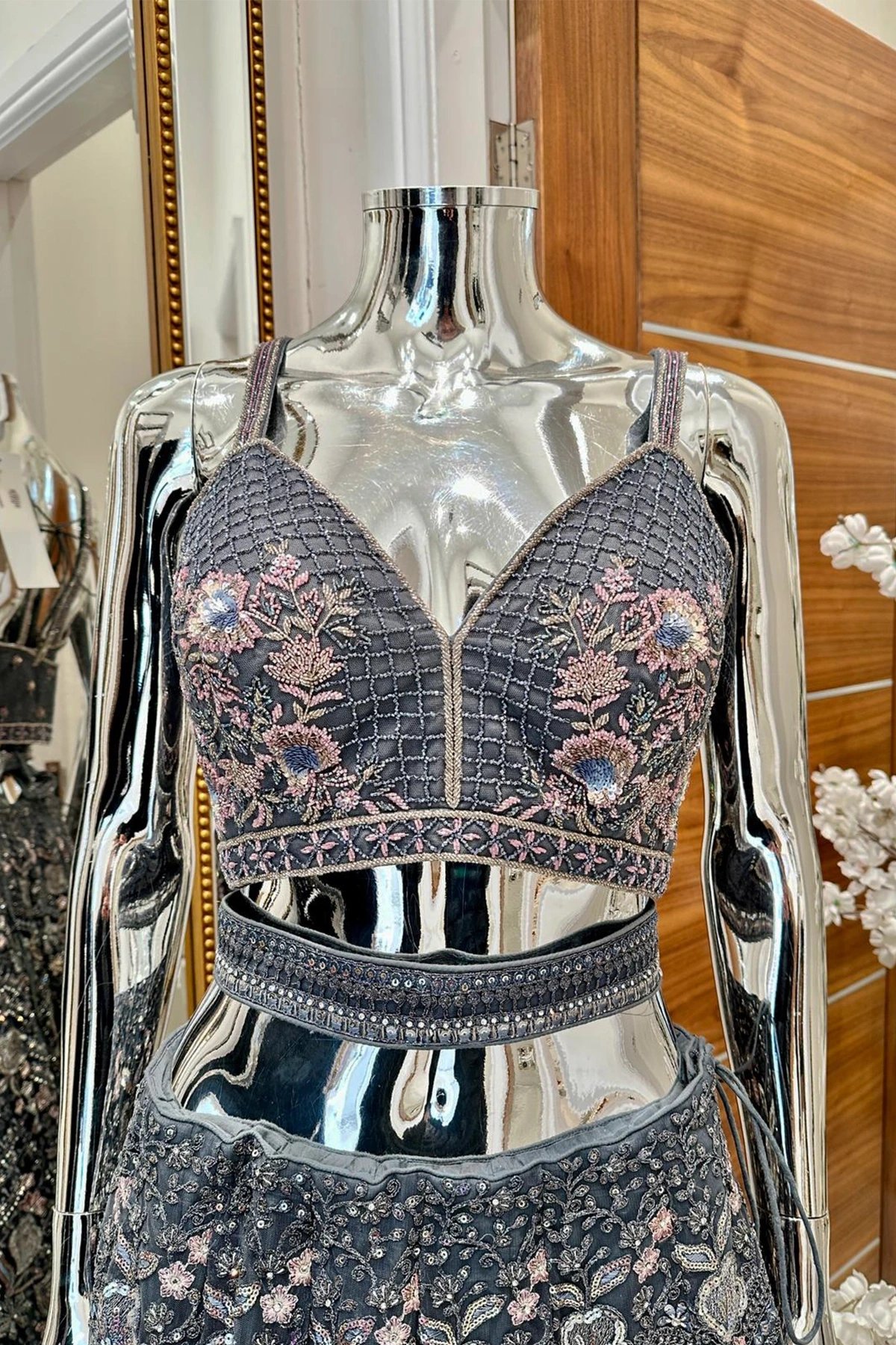 Shiffonz net luxe embroidered lengha choli - Image 5