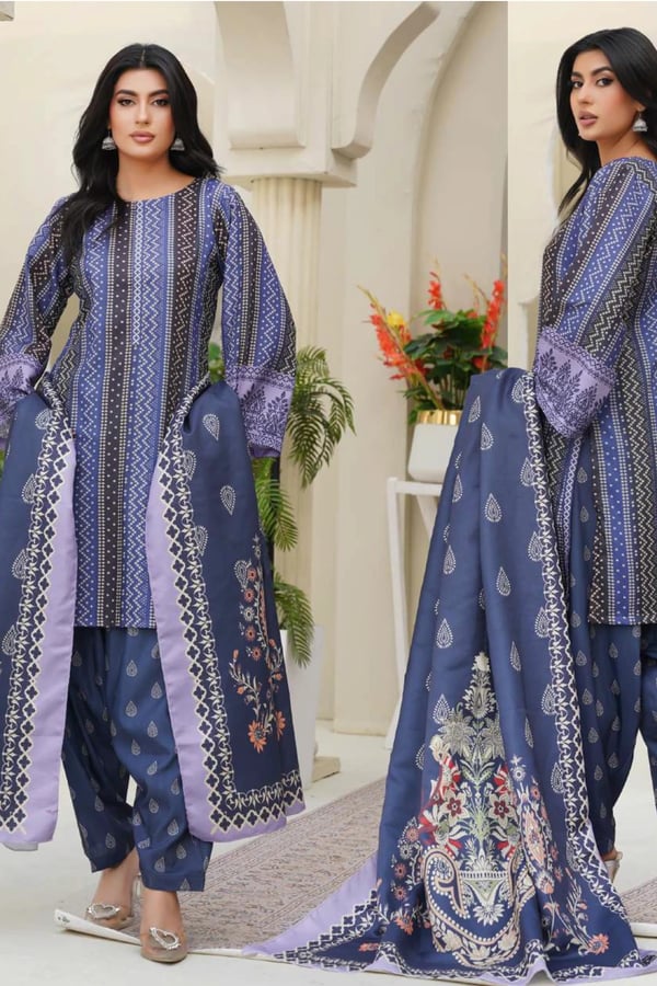 Amarah premium collection 3 piece chunri printed suit
