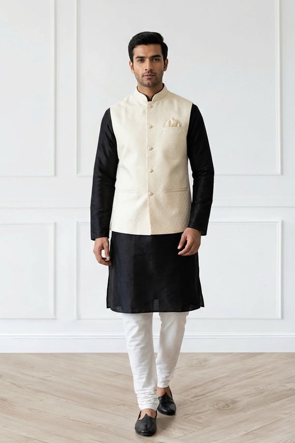 Men's brocade luxe waistcoat