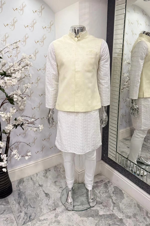 Men's brocade luxe waistcoat