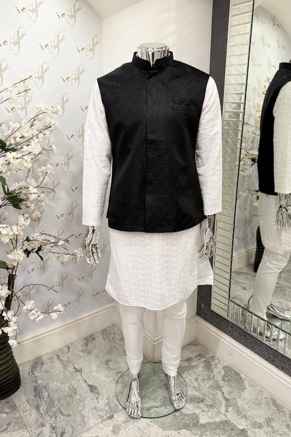 Men's luxury brocade waistcoat