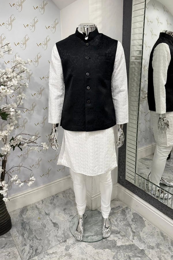 Men's brocade luxe waistcoat