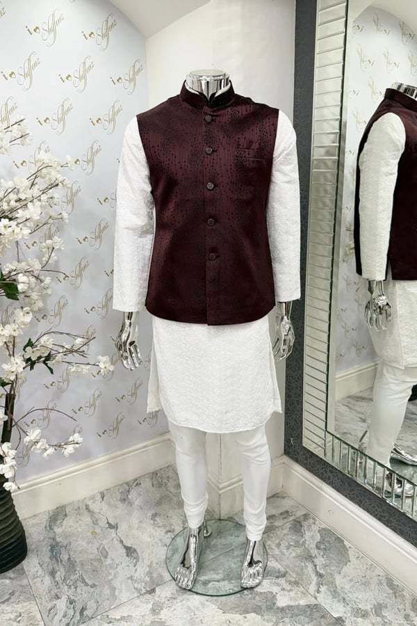 Men's luxe waistcoat