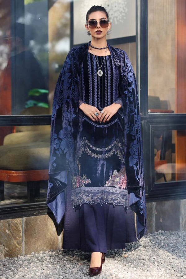 Alora luxury collection 3 piece velvet suit