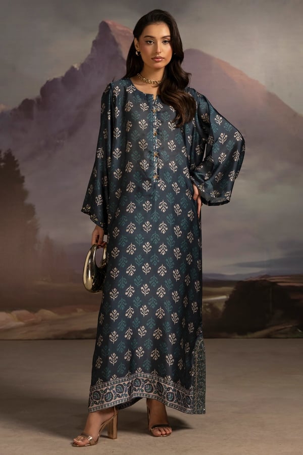 Silk premium collection 2 piece co-ord set - Teal, X - Large