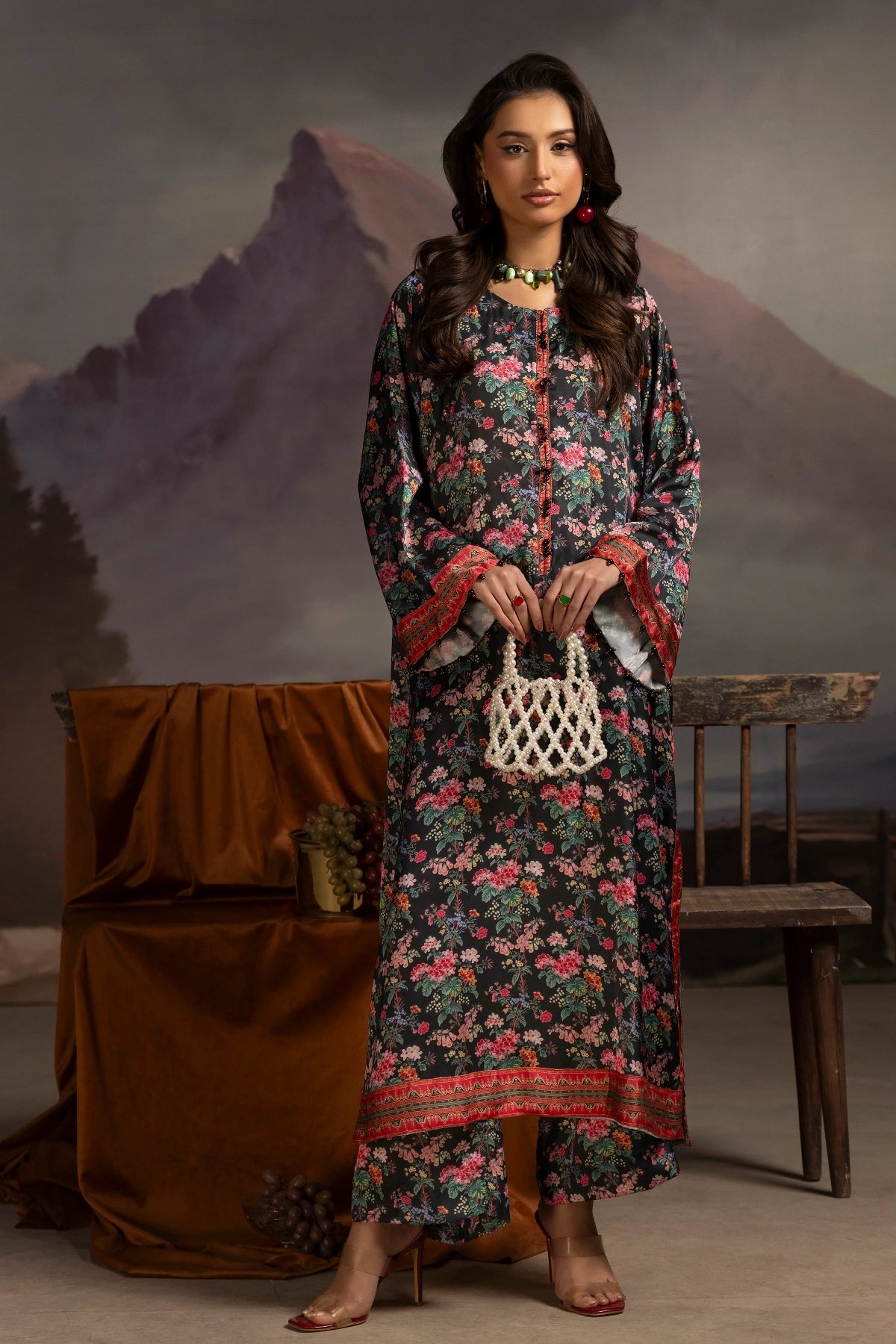 Silk premium collection 2 piece coord set