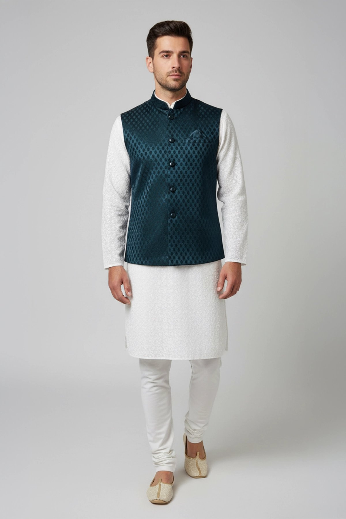 Men's brocade waistcoat