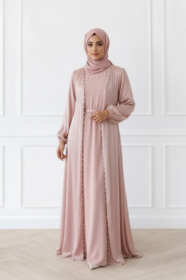 Roza Abaya premium collection - Mauve, 54