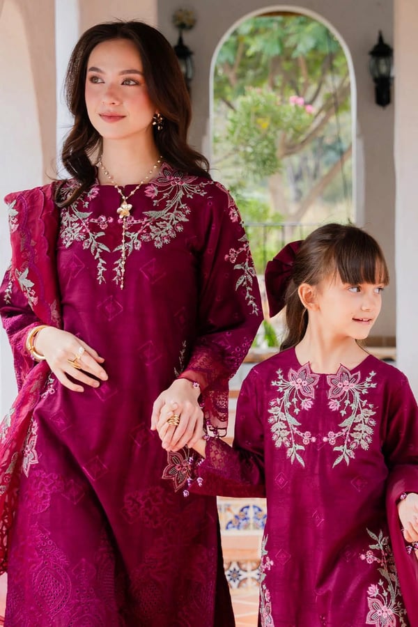 Aurea kids Eid collection 3 piece embridered suit