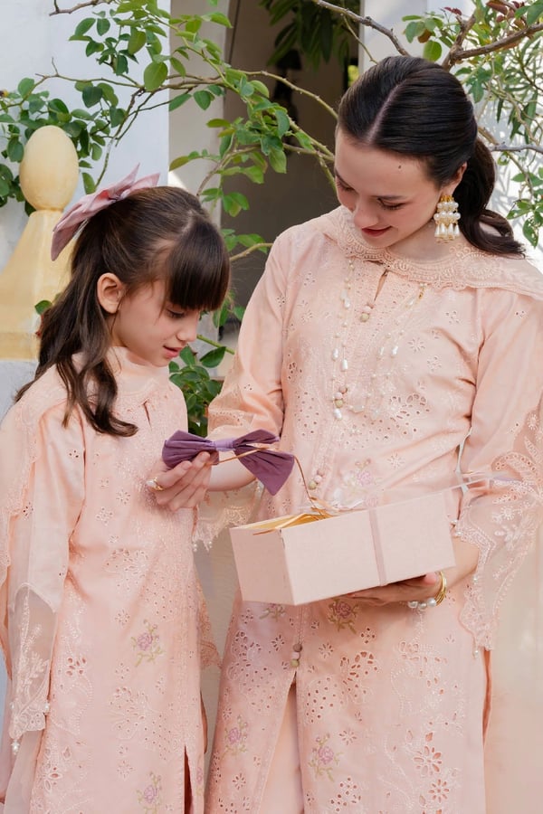 Aurea premium kids Eid collection 3 piece embroidered suit