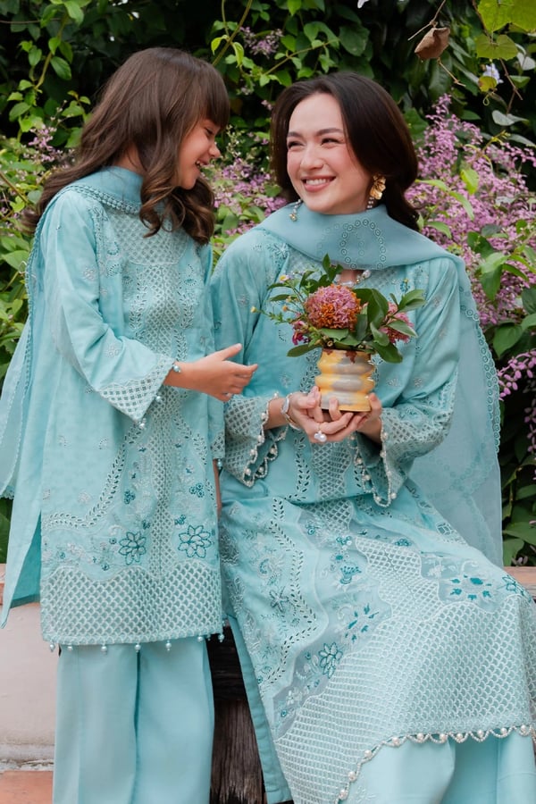 Aurea Eid kids collection 3 piece luxe embroidered suit