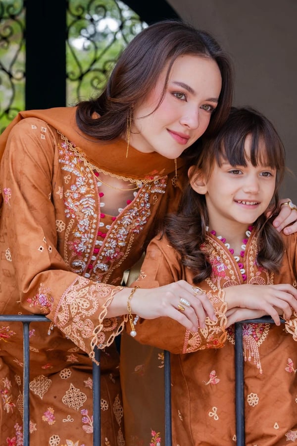 Aurea kids Eid collection 3 piece embroidered suit