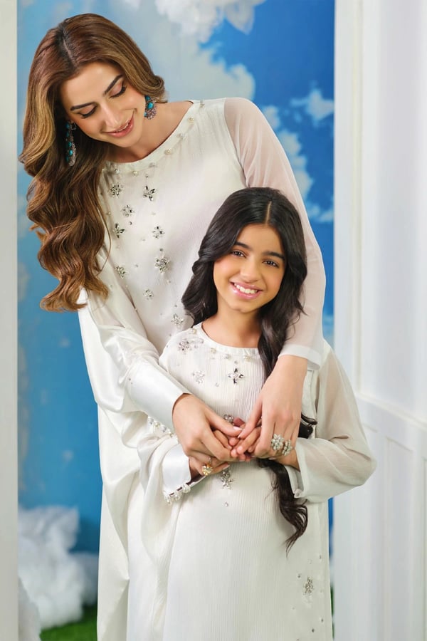 Nadia premium collection 2 piece kids kaftan set