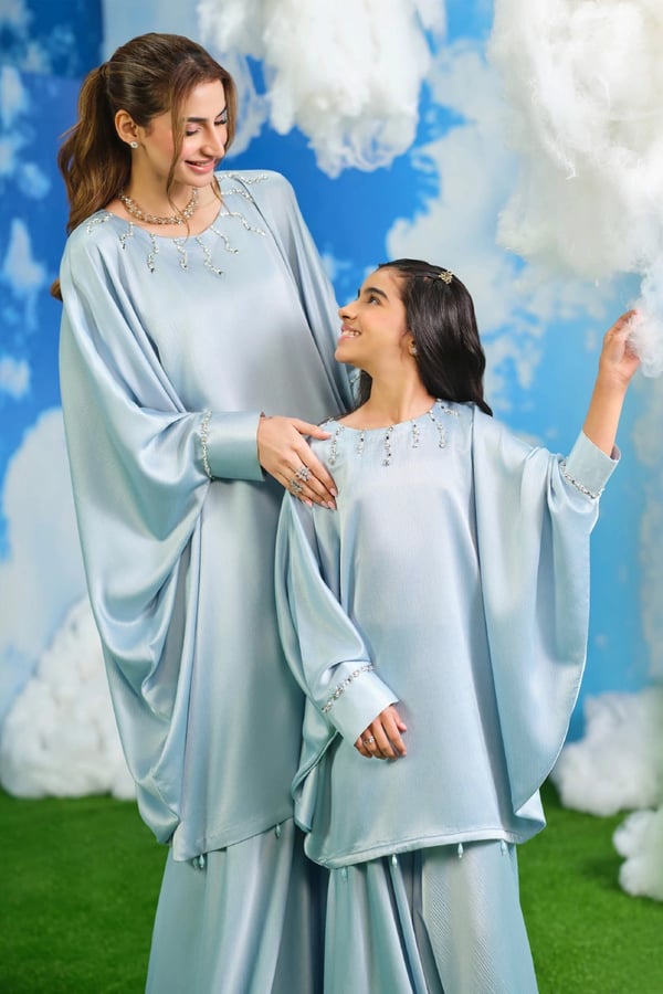 Nadia premium collection kids 2 piece plazo coord set