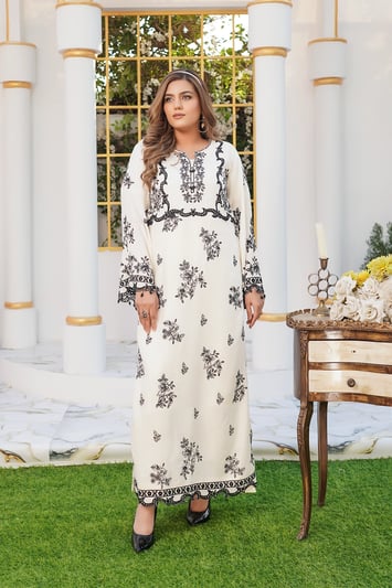Arya premium collection coord set - Cream, X - Large
