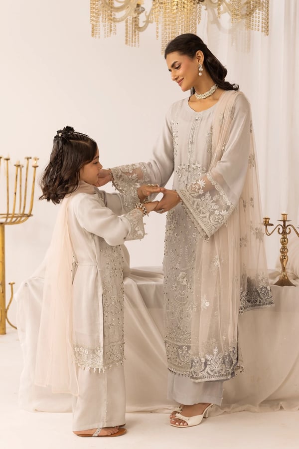 Ayra premium collection 3 piece kids embroidered suit