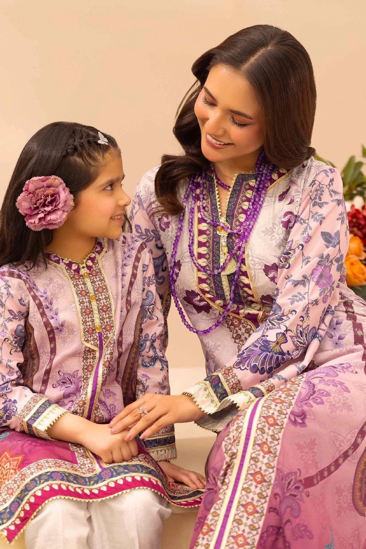 Halim mother and daughter collection 2 piece kids suit - Image 2