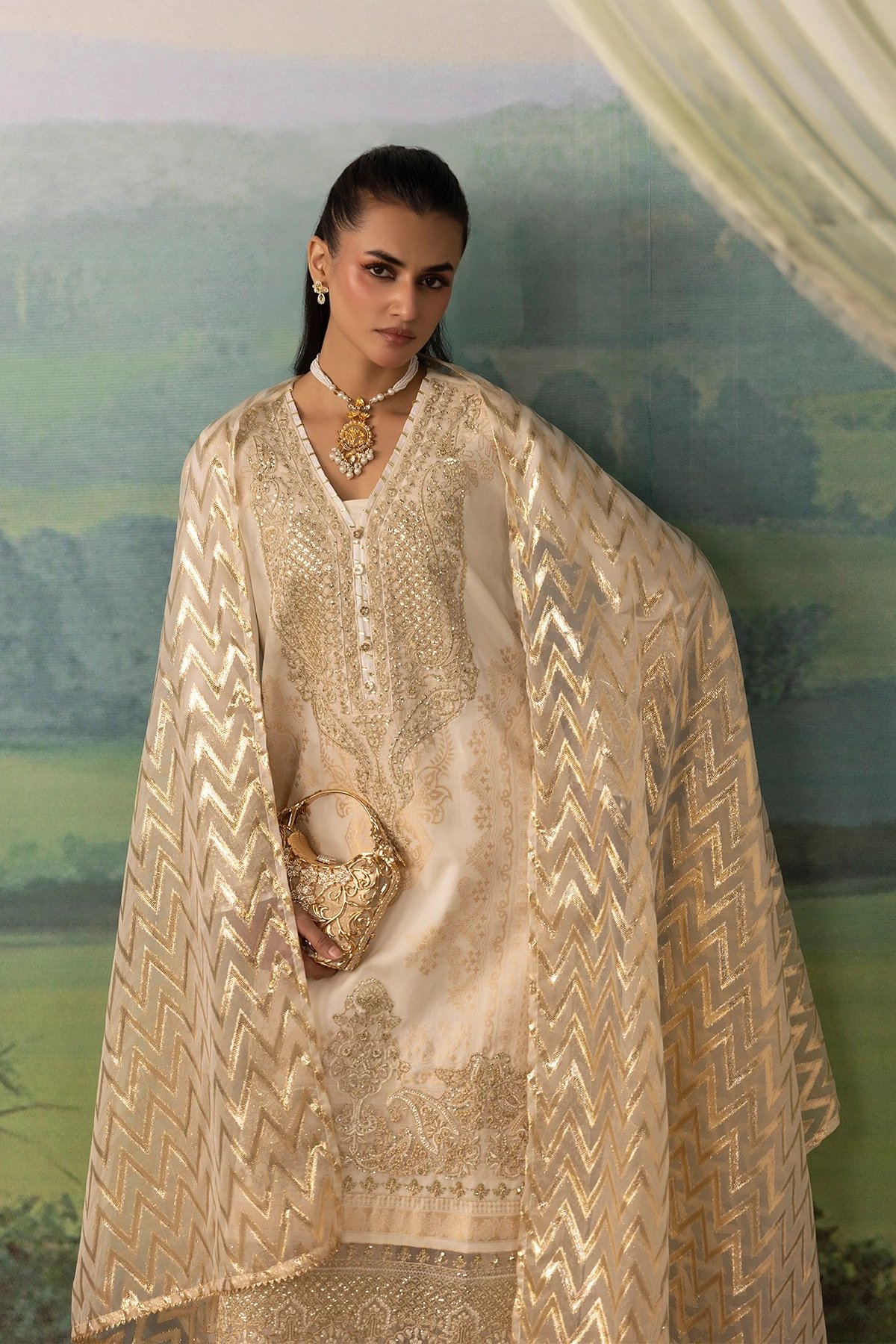 Shiffonz Eid 3 piece Jacquard premium collection - Image 4