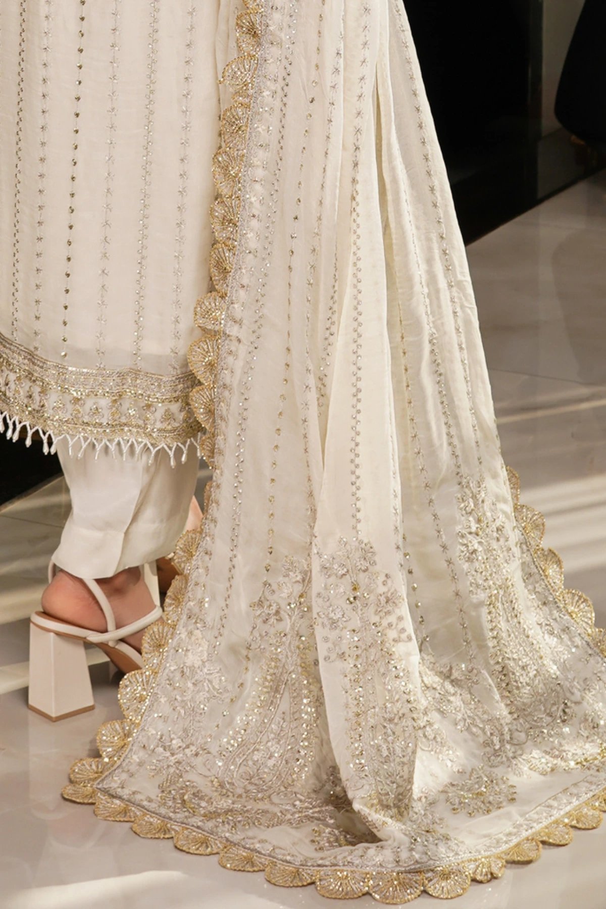 Aayat premium collection 3 piece embroidered suit - Image 4