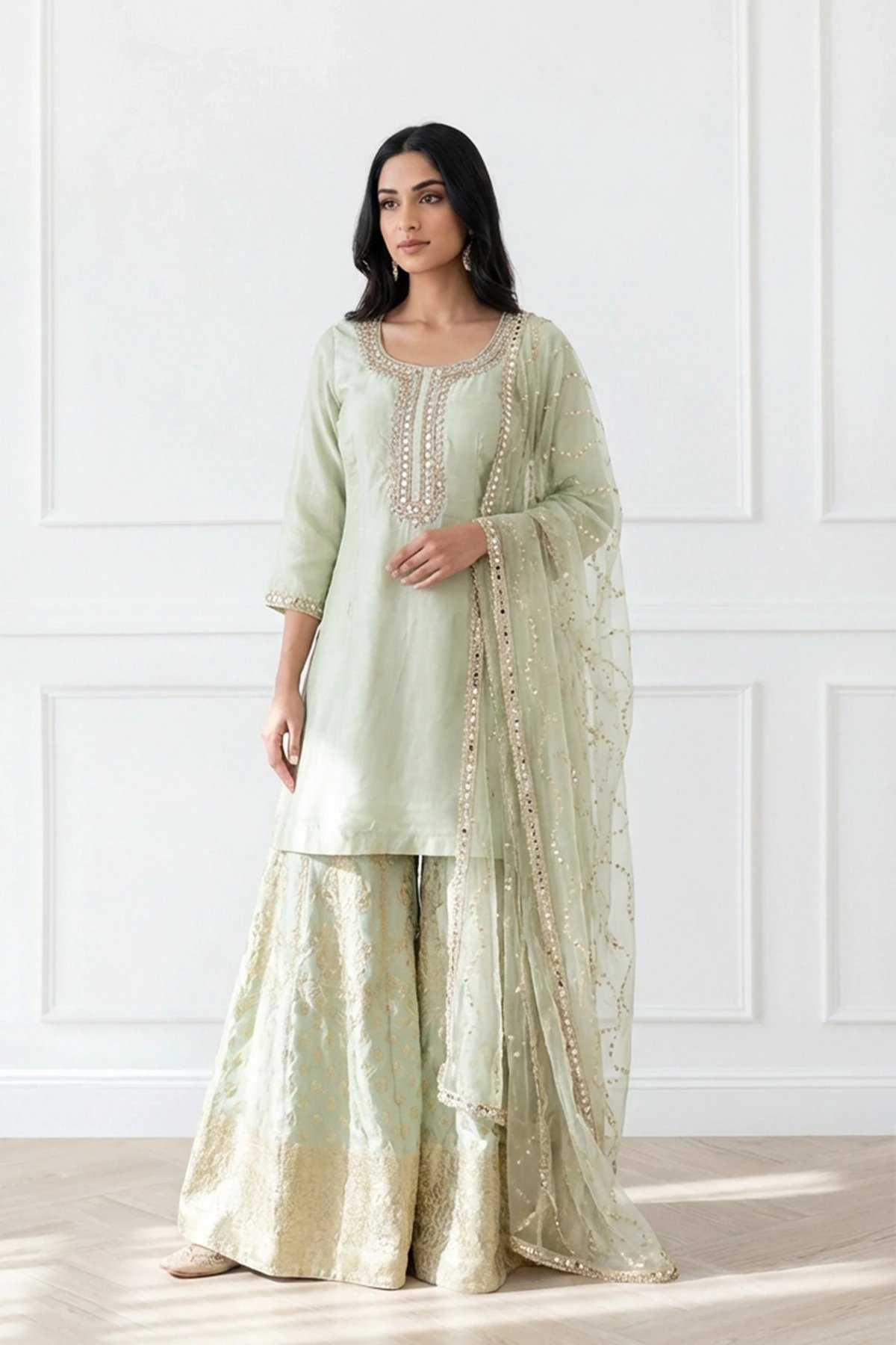Rani Premium collection 3 piece plazo suit - Image 3