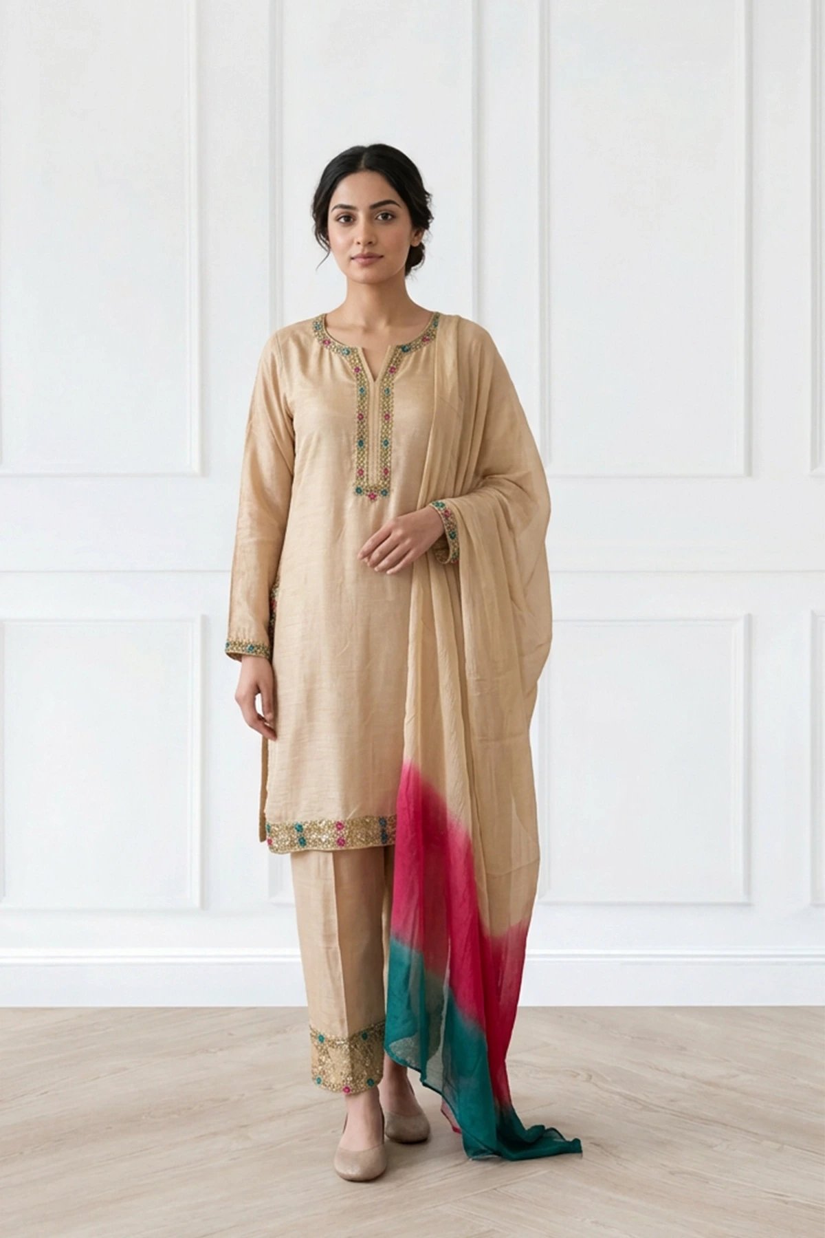 Rana 3 piece embroidered premium collection