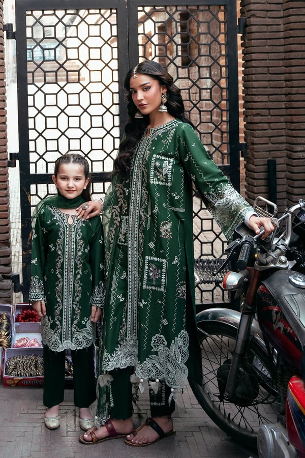 Bazaar kahani collection Eid kids edit mother and daughter suit