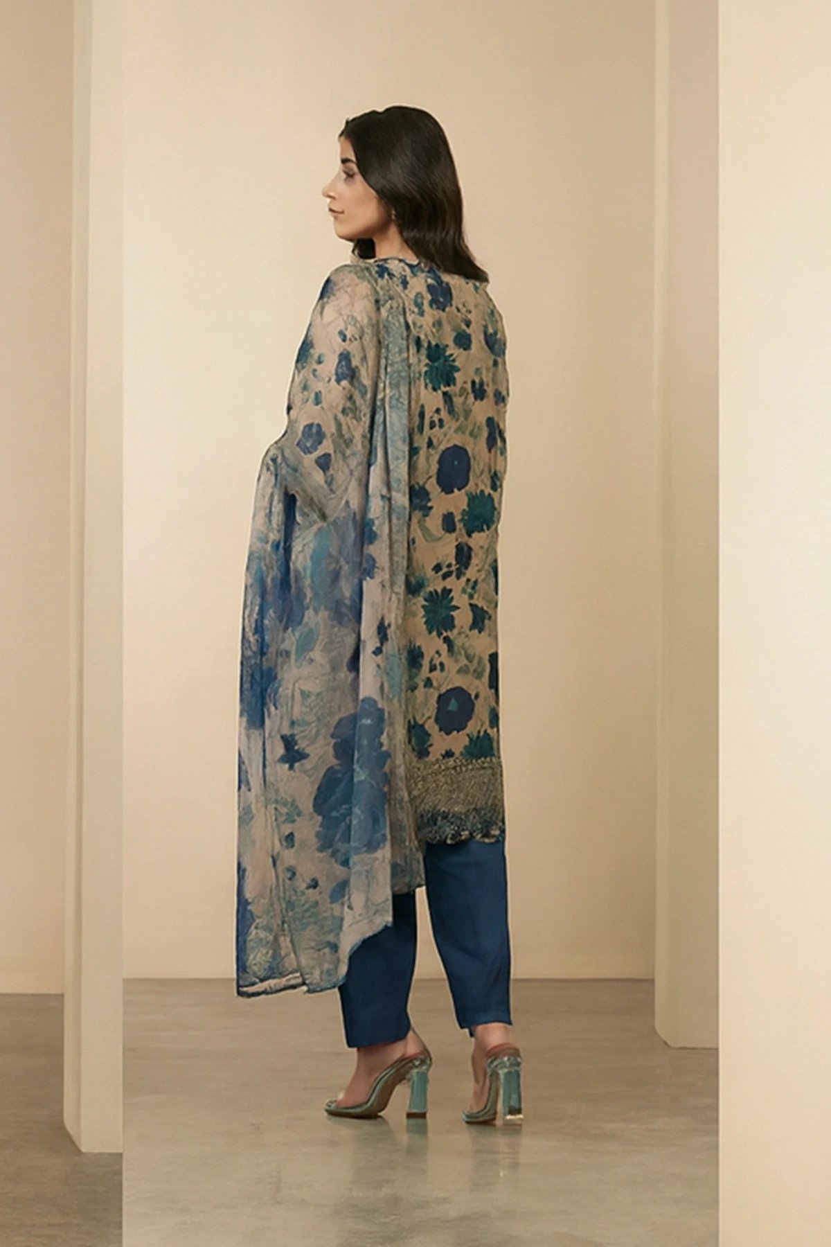 Sapphire lux 3 piece printed Eid collection - Image 2