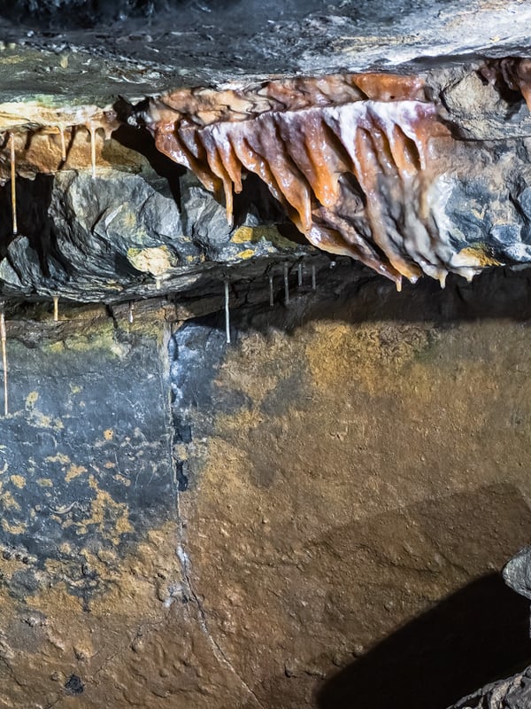 Cave formations in Ailwee Cave, a hidden gem in Ireland.