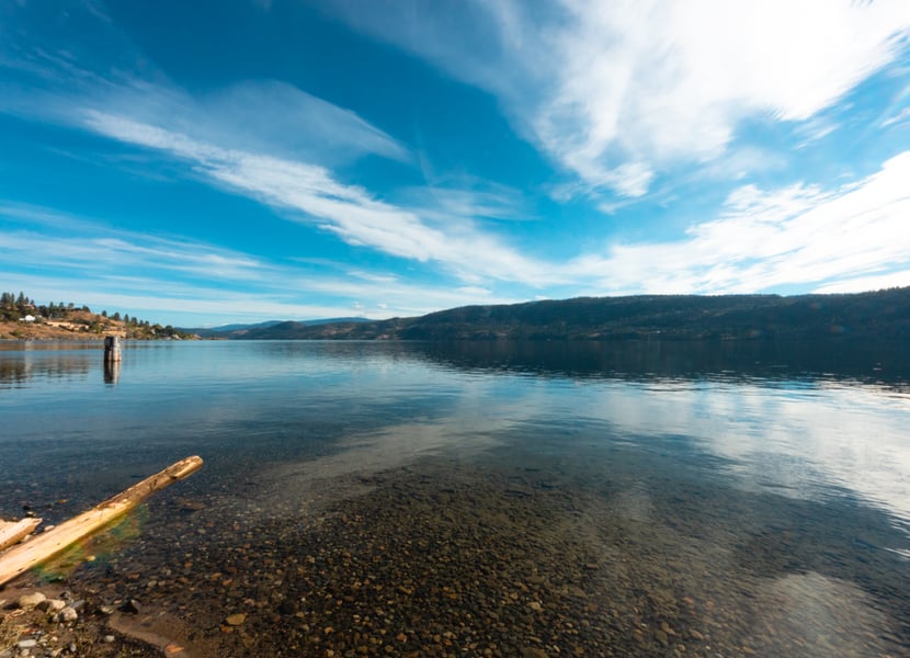 View of Okanagan Lake from Bear Creek
