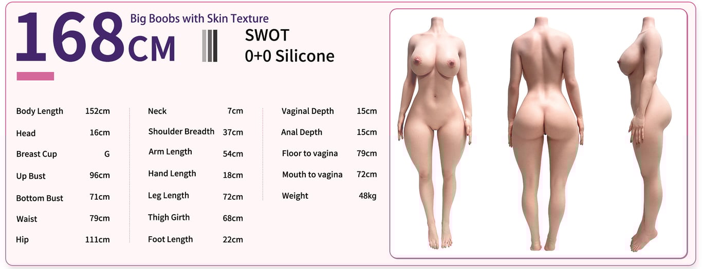 evasdoll 168cm measurements