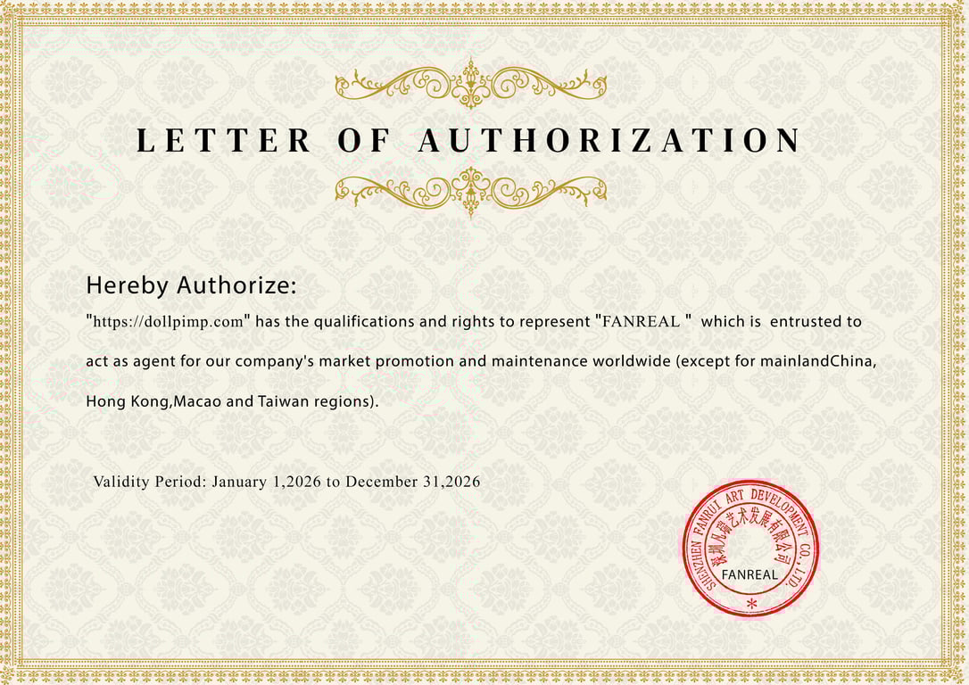fanreal authorized vendor dollpimp