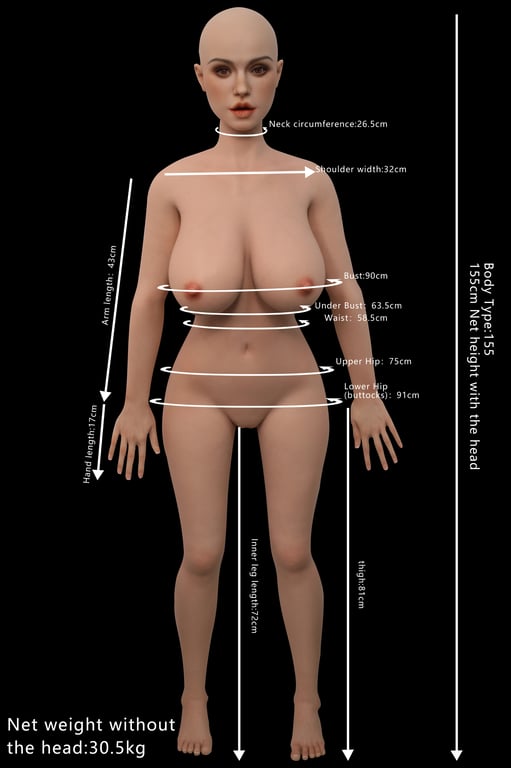 top fire doll 155cm body