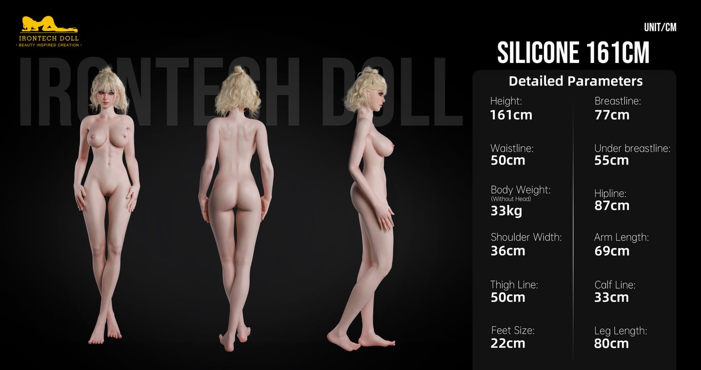 irontech doll silicone 161cm
