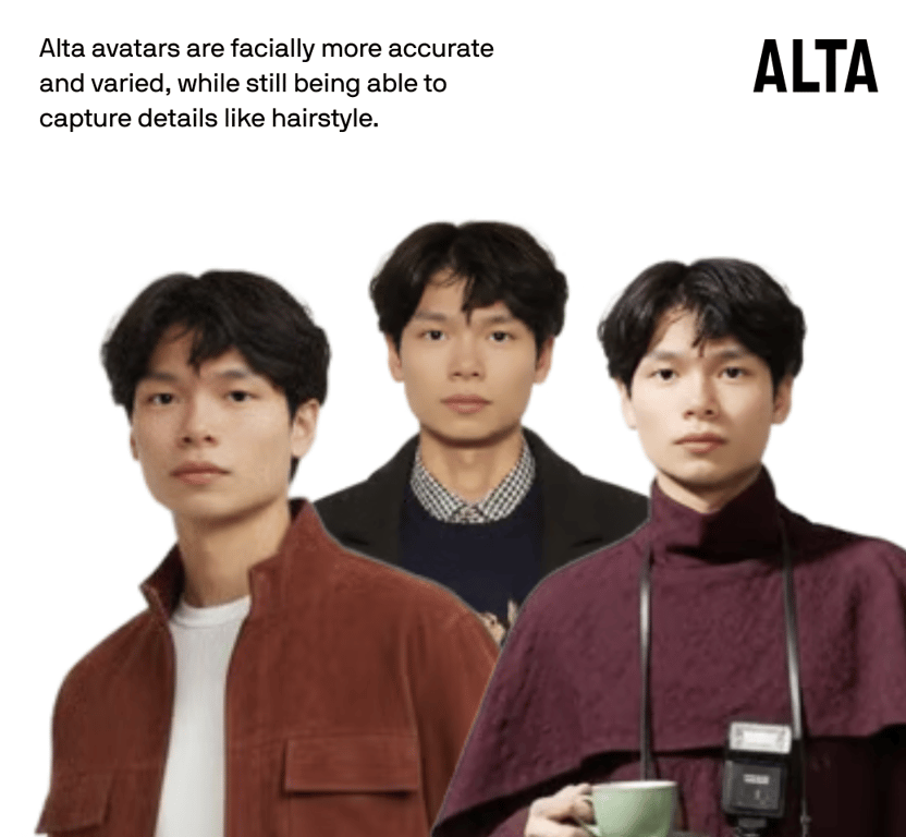 Alta avatar faces