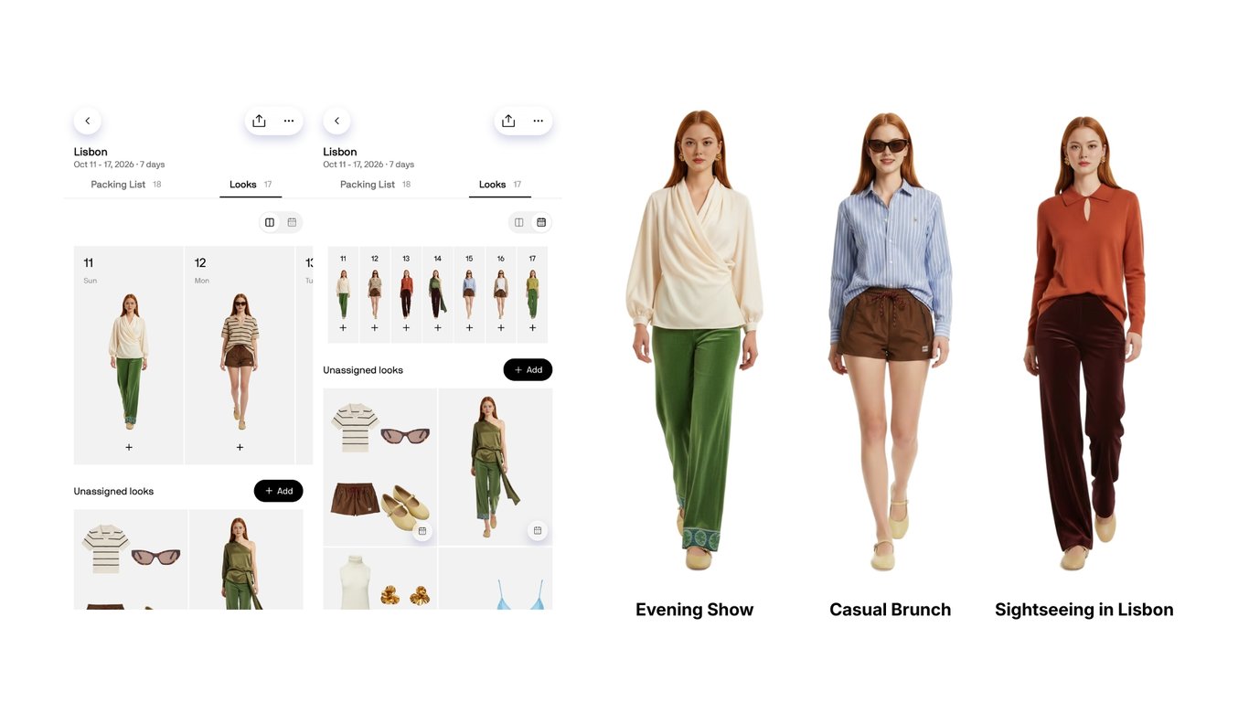 Trying on cruise outfits with an Alta avatar