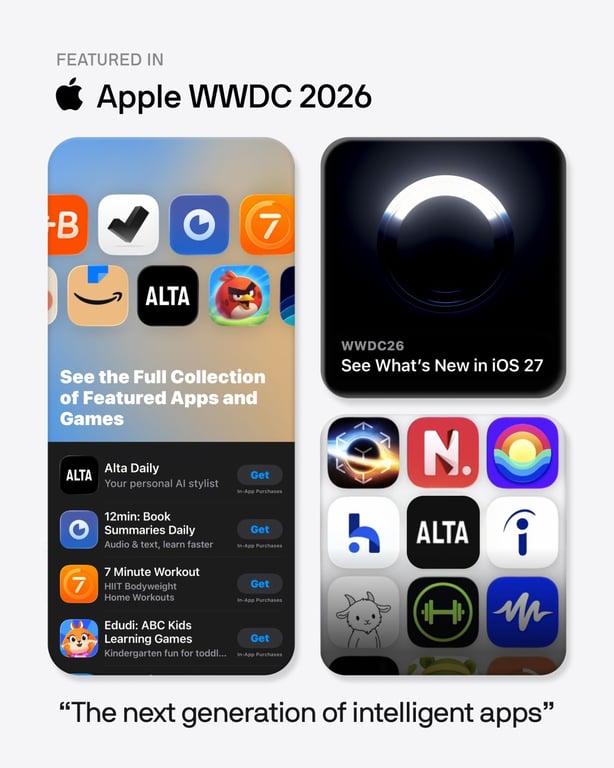 Alta featured in Apple’s WWDC 2026