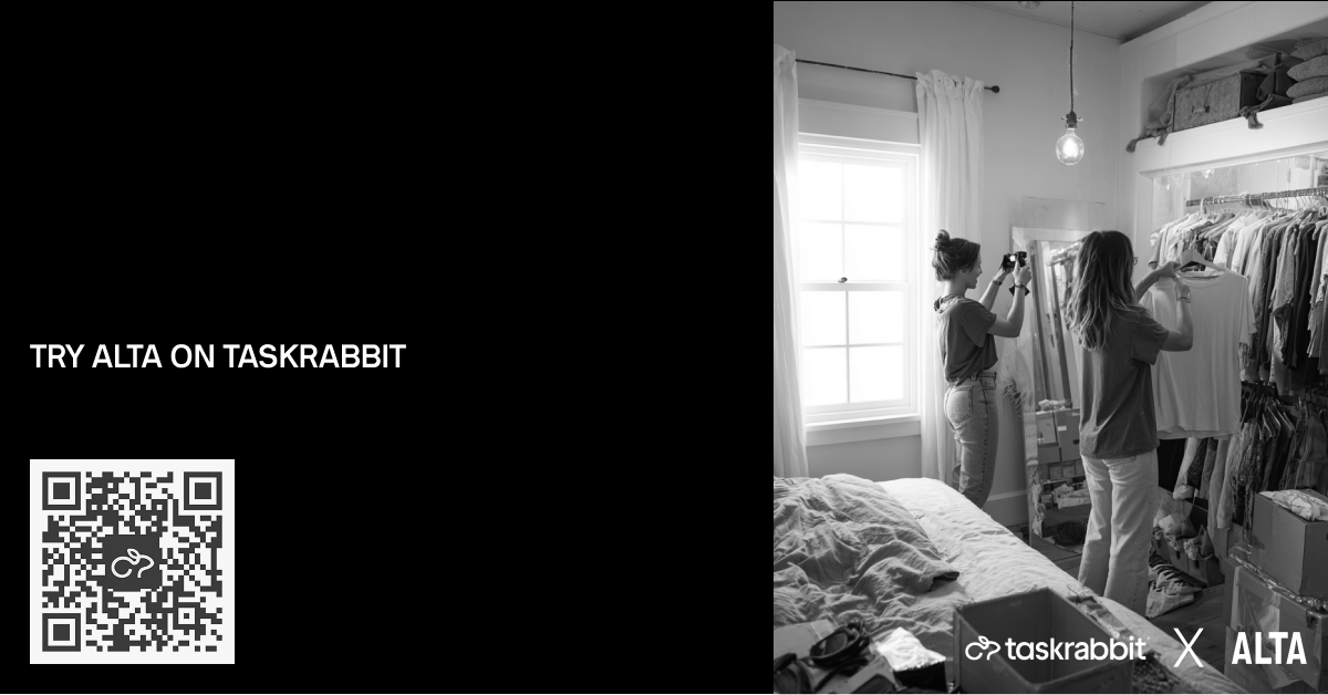 A Tasker cataloguing a closet