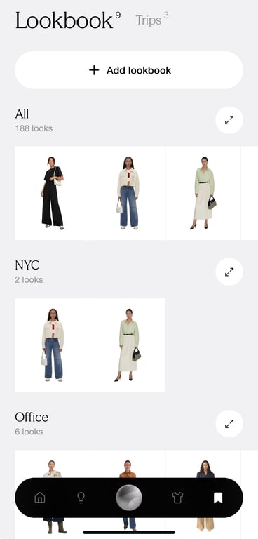 Lookbook feature