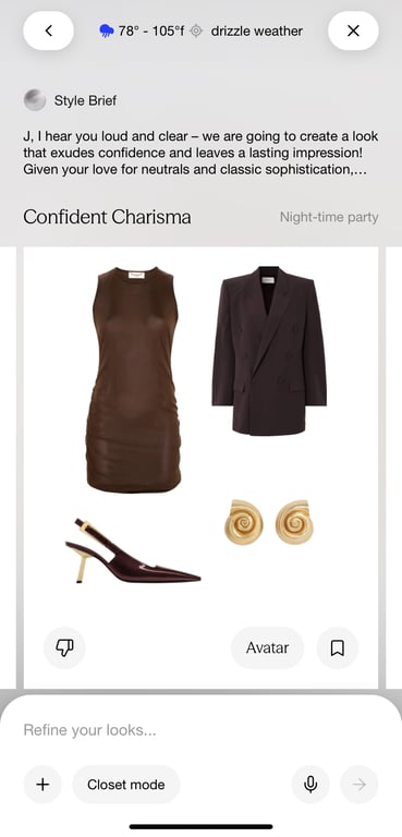 Alta generated date night outfit