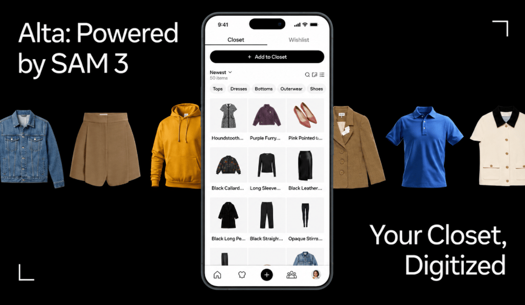 How Alta Daily Uses Meta’s Segment Anything to Reimagine the Digital Closet