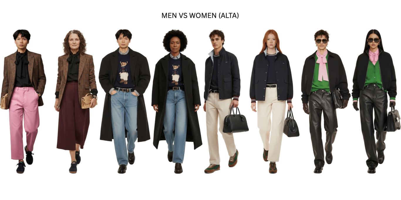 Alta runway-to-avatar try-on