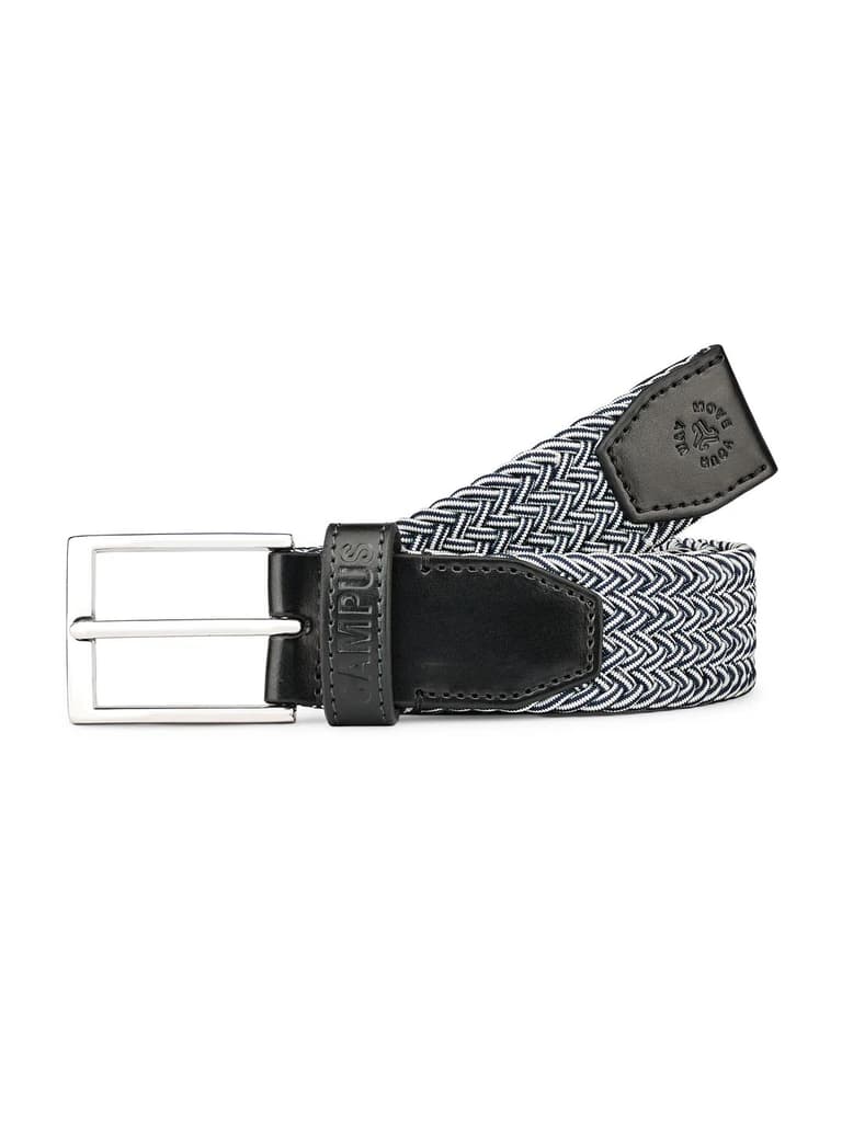 Dual Tone Braided Blue Unisex Belt — Blue / FS