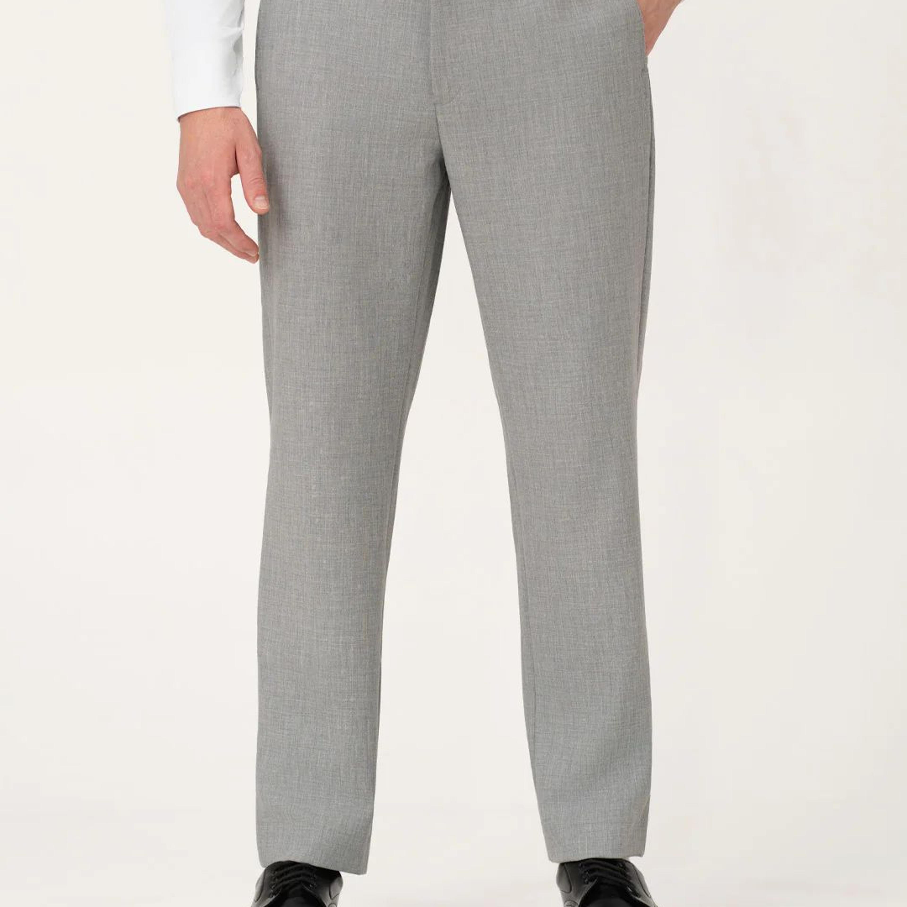 Director Grey Pro.Stretch Formal Trousers
