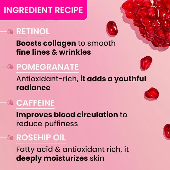 Pomegranate + Retinol Eye Cream for Dark Circles — photo 4