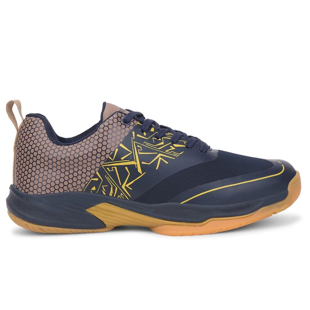 FREEDOM Navy Blue Sports Non-Marking Paddle/Pickleball & Badminton Shoes For Men UNESKO By Liberty — photo 2
