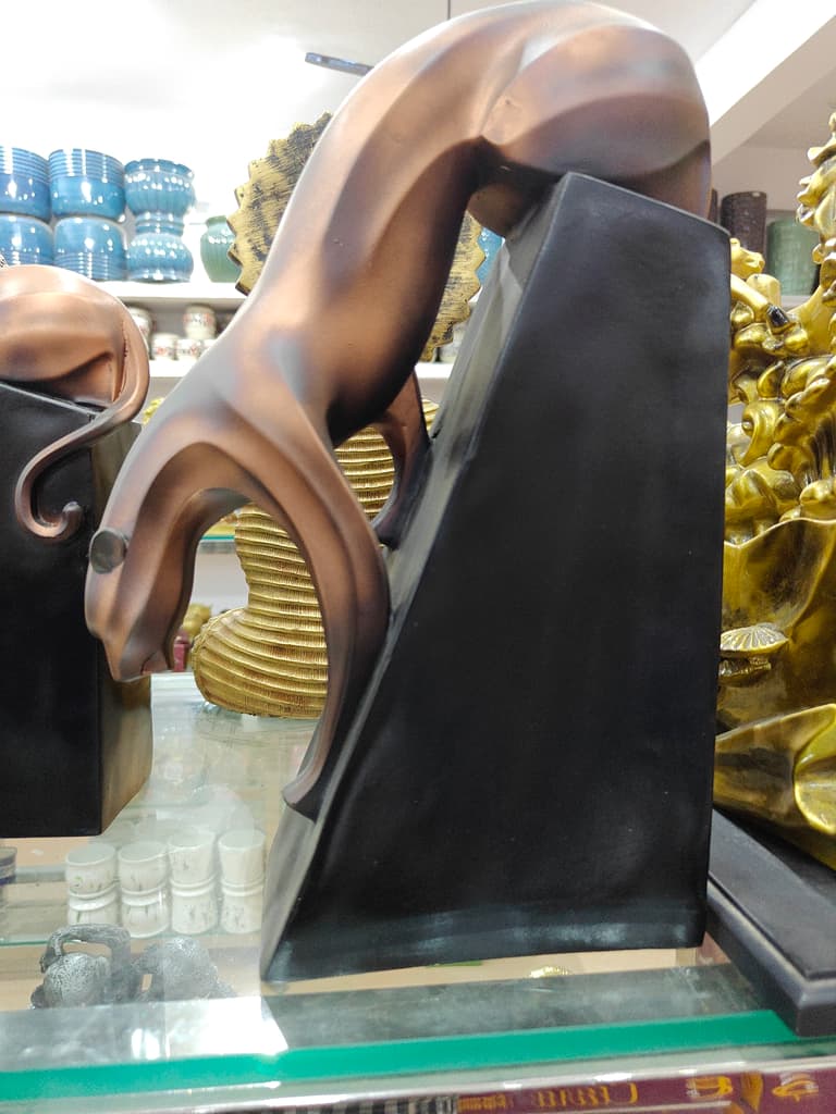 Bronze Horse Statue | Decorative | Metal | Gold