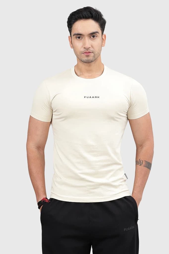 Legacy Crew Neck T-shirt Beige — S
