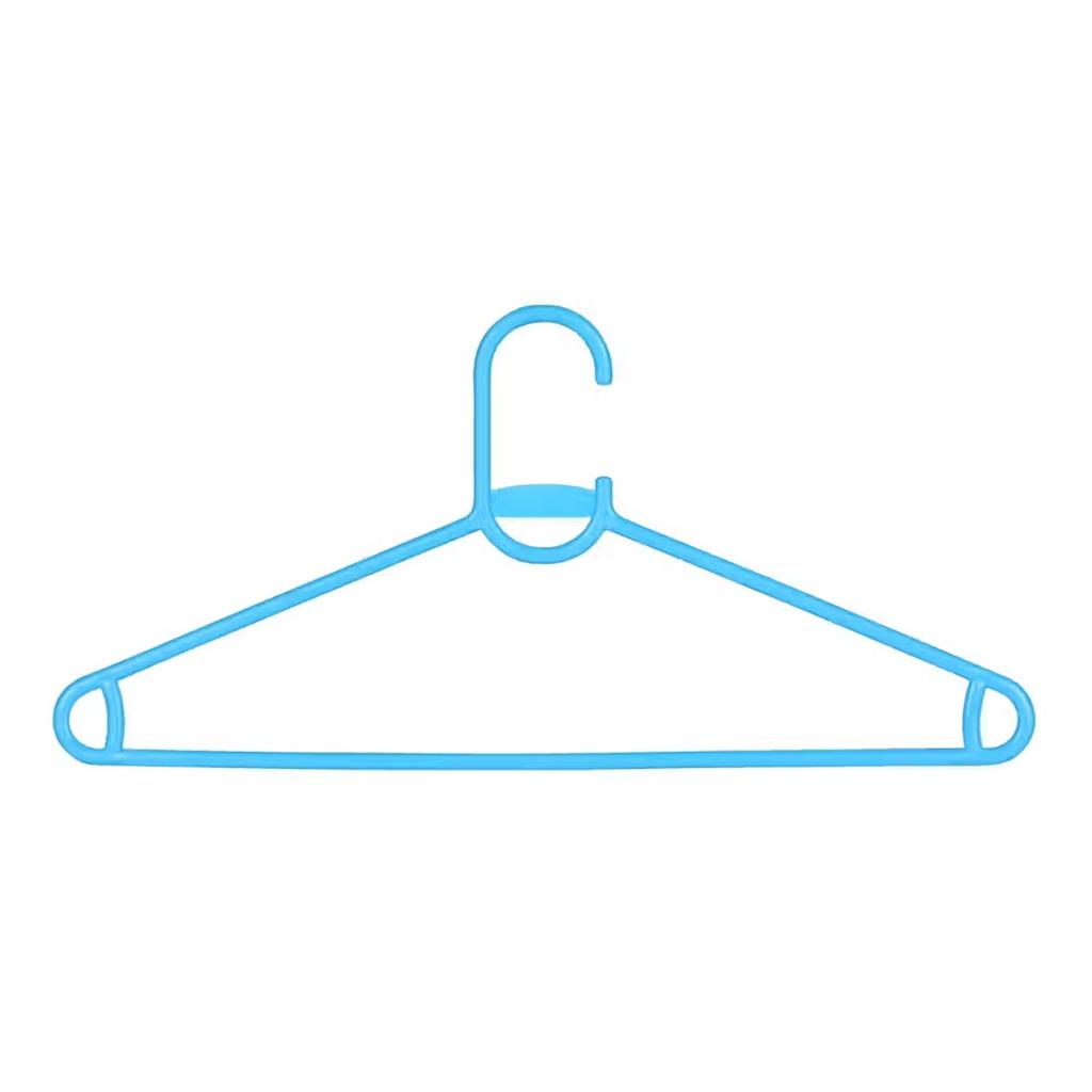 Sinco Misha Plastic Cloth Hanger - Pack of 3 pcs - Blue — photo 2