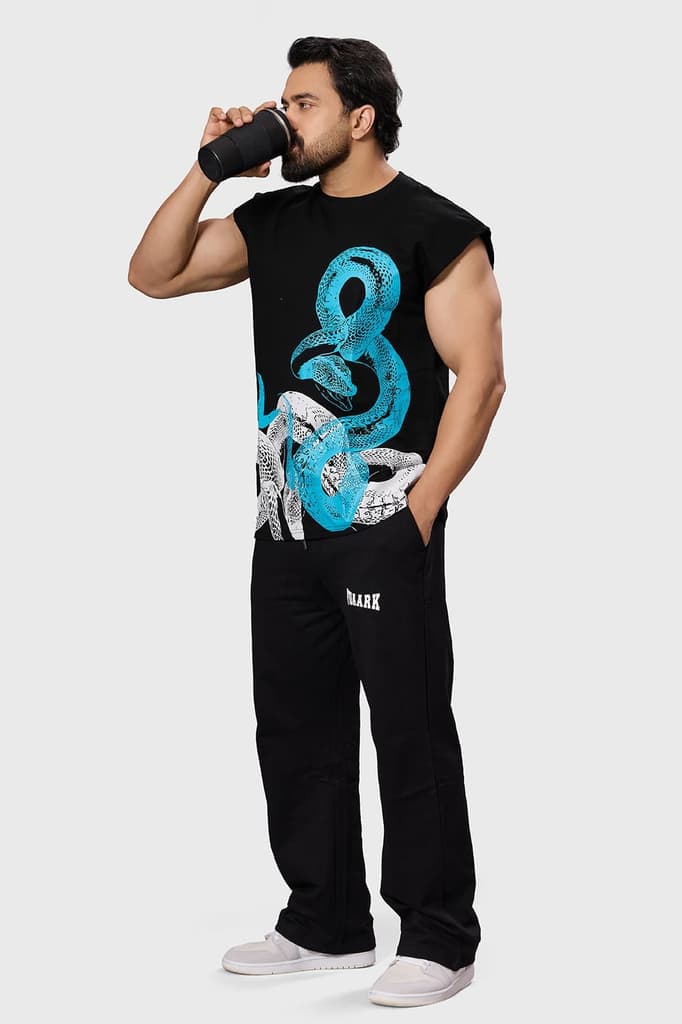 Python Capsleeves Tank Black — photo 2
